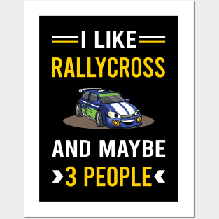 3 People Rallycross Posters and Art